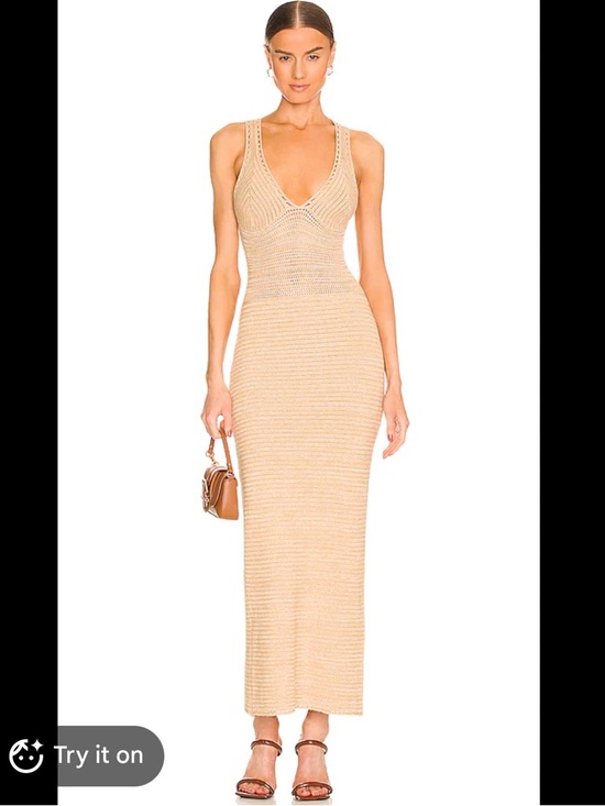 Torn by Ronny Kobo Dresses & Skirts - Torn By Ronny Kobo Darcey Knit Babydoll Maxi Dress